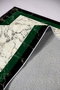 Conceptum Alfombra 80 x 120 cm Negro y Verde